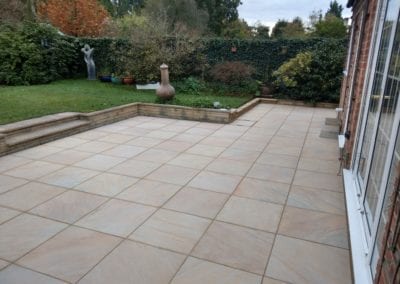 Photo of a garden patio